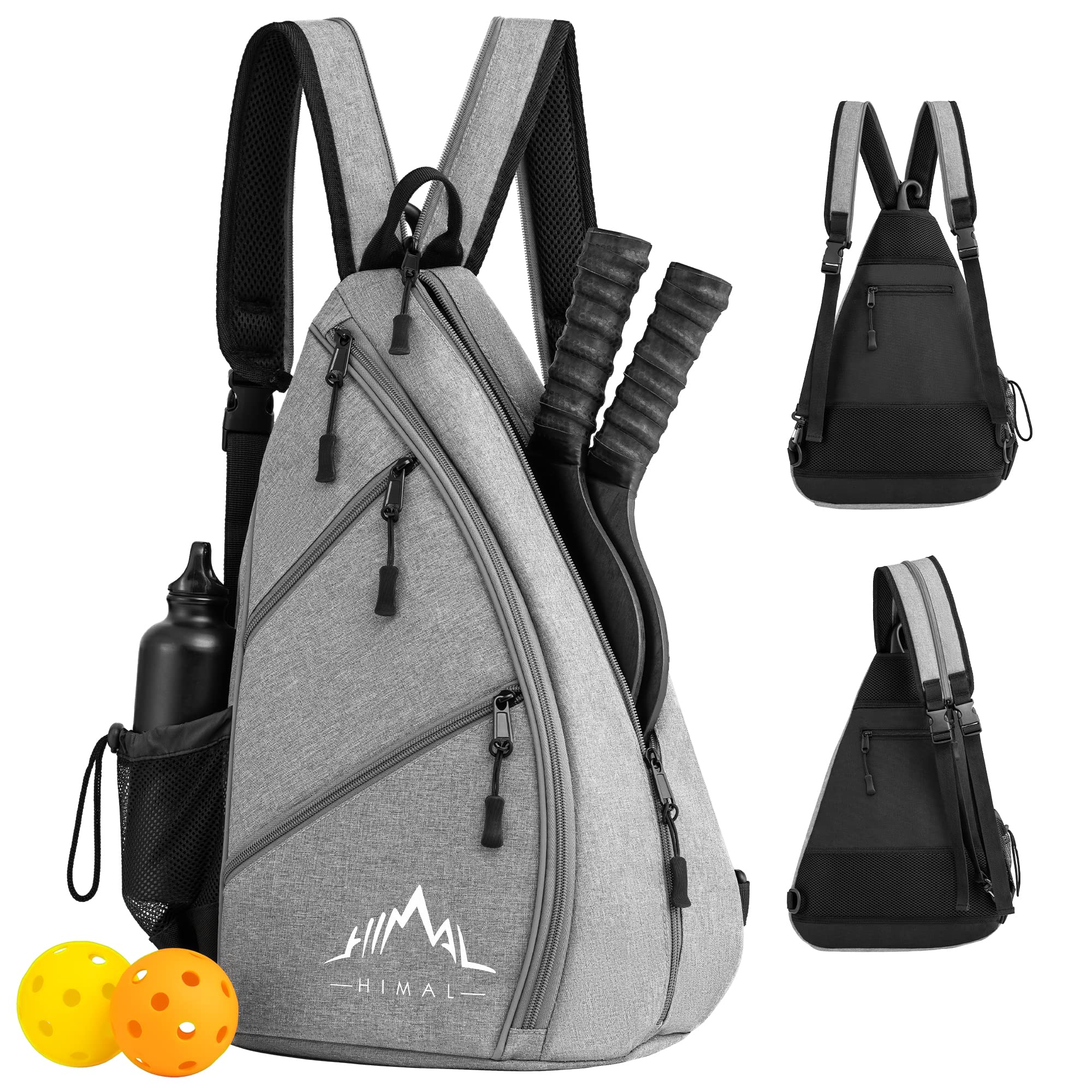 Photo 1 of Himal Pickleball Bag Adjustable, Pickleball Backpack with Water Bottle Holder for Men and Women