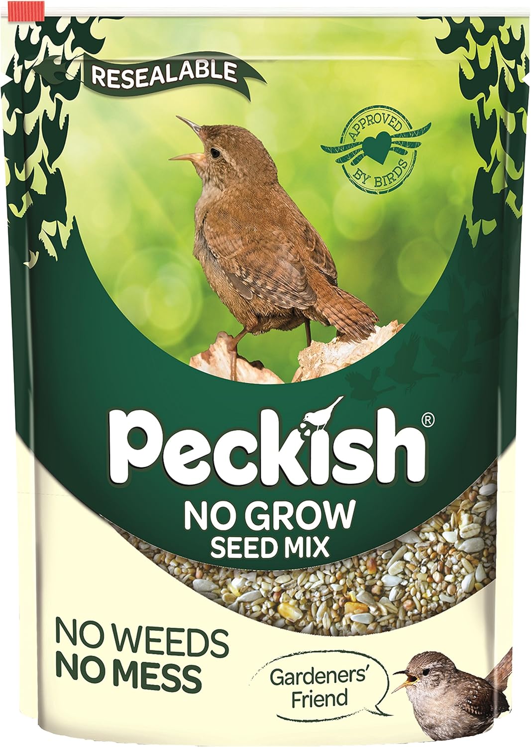 Peckish No Grow Seed Mix for Wild Birds, 1.7 kg Amazon.co.uk Garden