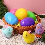 JOYIN 12 Pcs Filled Easter Eggs Wind-Up Jumping Toys view 7