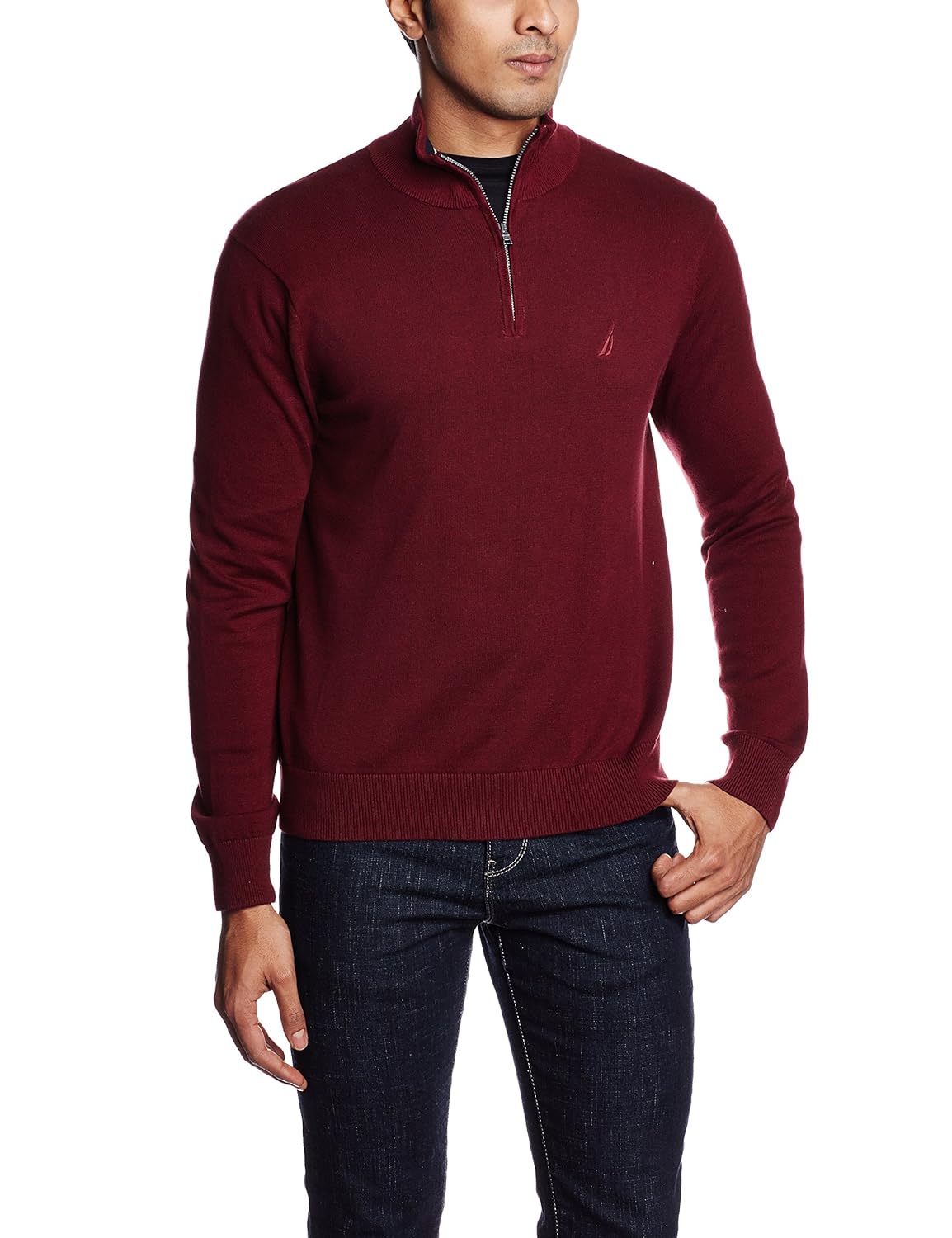NAUTICA Men's Cotton Sweater (8907163464361_NTS434176BE_XXLarge