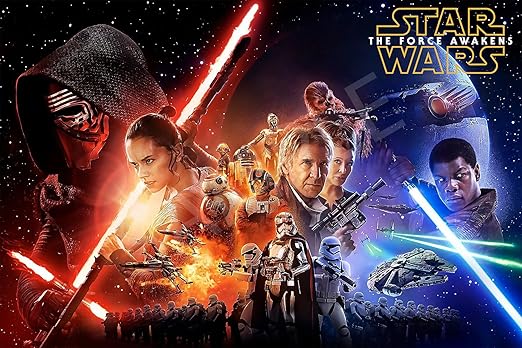 star wars collage poster