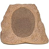 Victrola Rock Speaker Connect, Sand, Wireless Outdoor with Bluetooth 5.3, 22-Hour Battery Life, with Solar Charging, Link Up to 20 Rock Speakers, IP65 Water & Dust Resistant