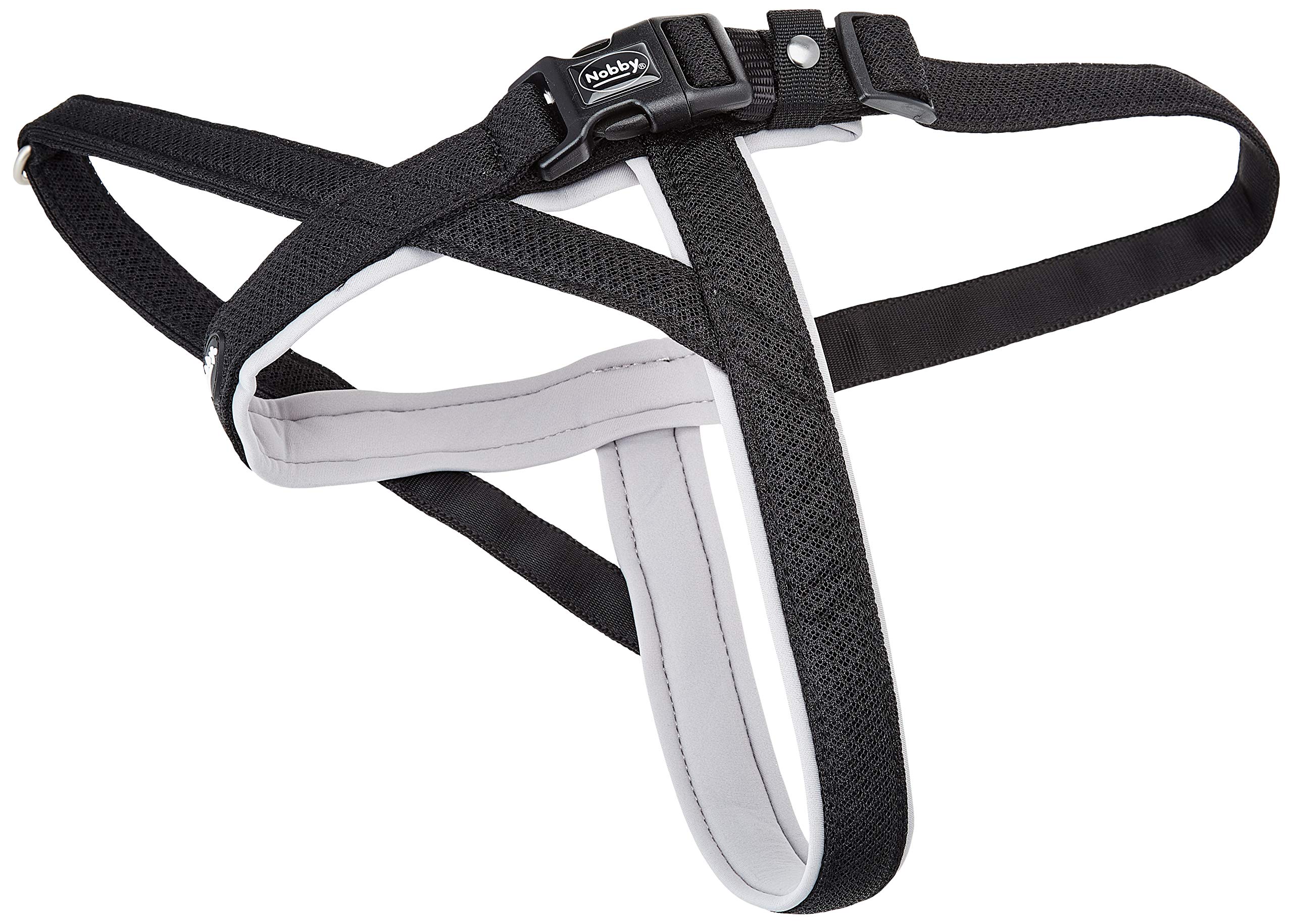 Nobby Preno Mesh Norwegian Harness, 60 - 76 cm+46 cm/25 - 35 mm, Gray