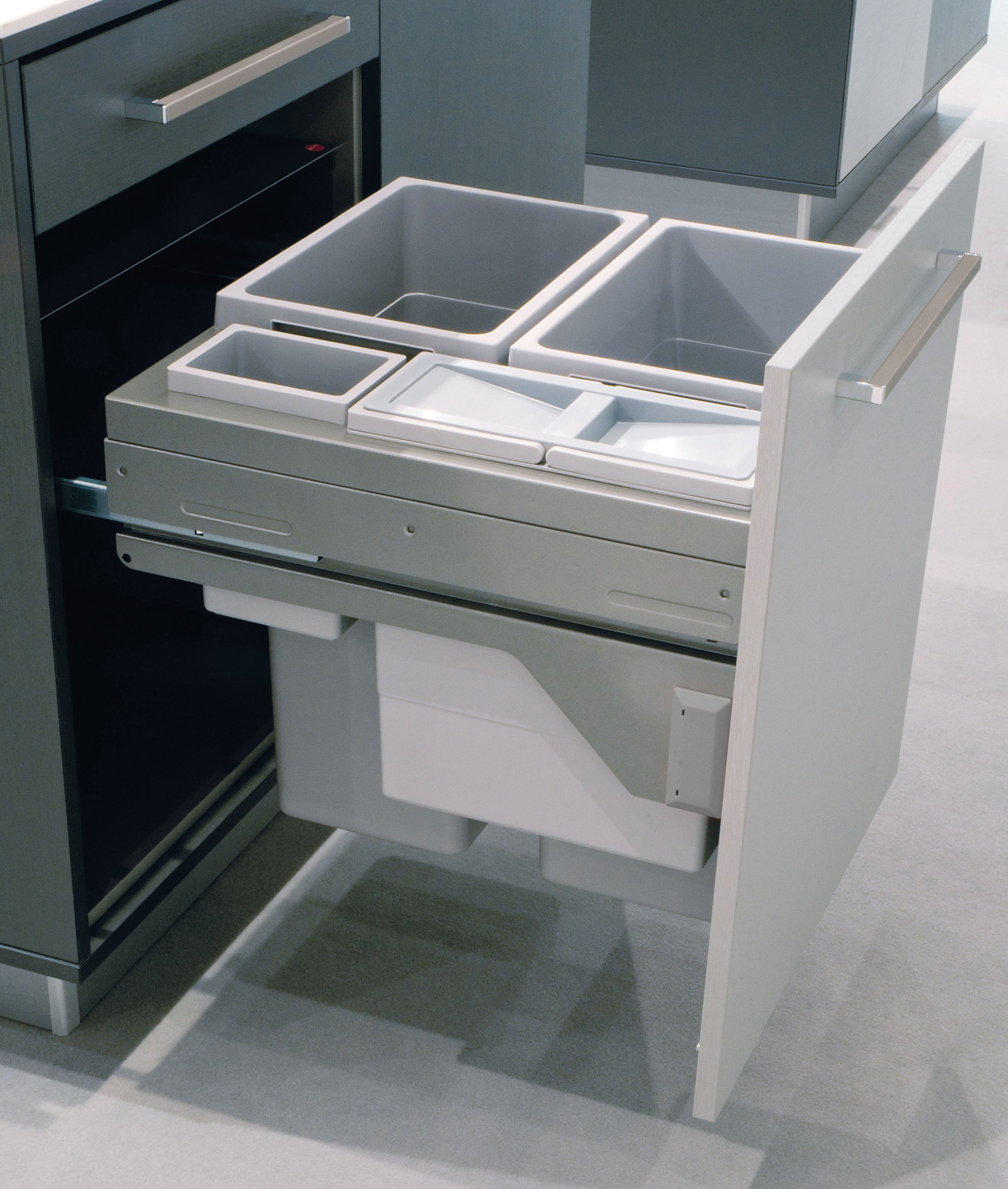 Buy Hafele Waste Bin Pull Out Hailo Euro Cargo 60, Soft Close, with 2 x