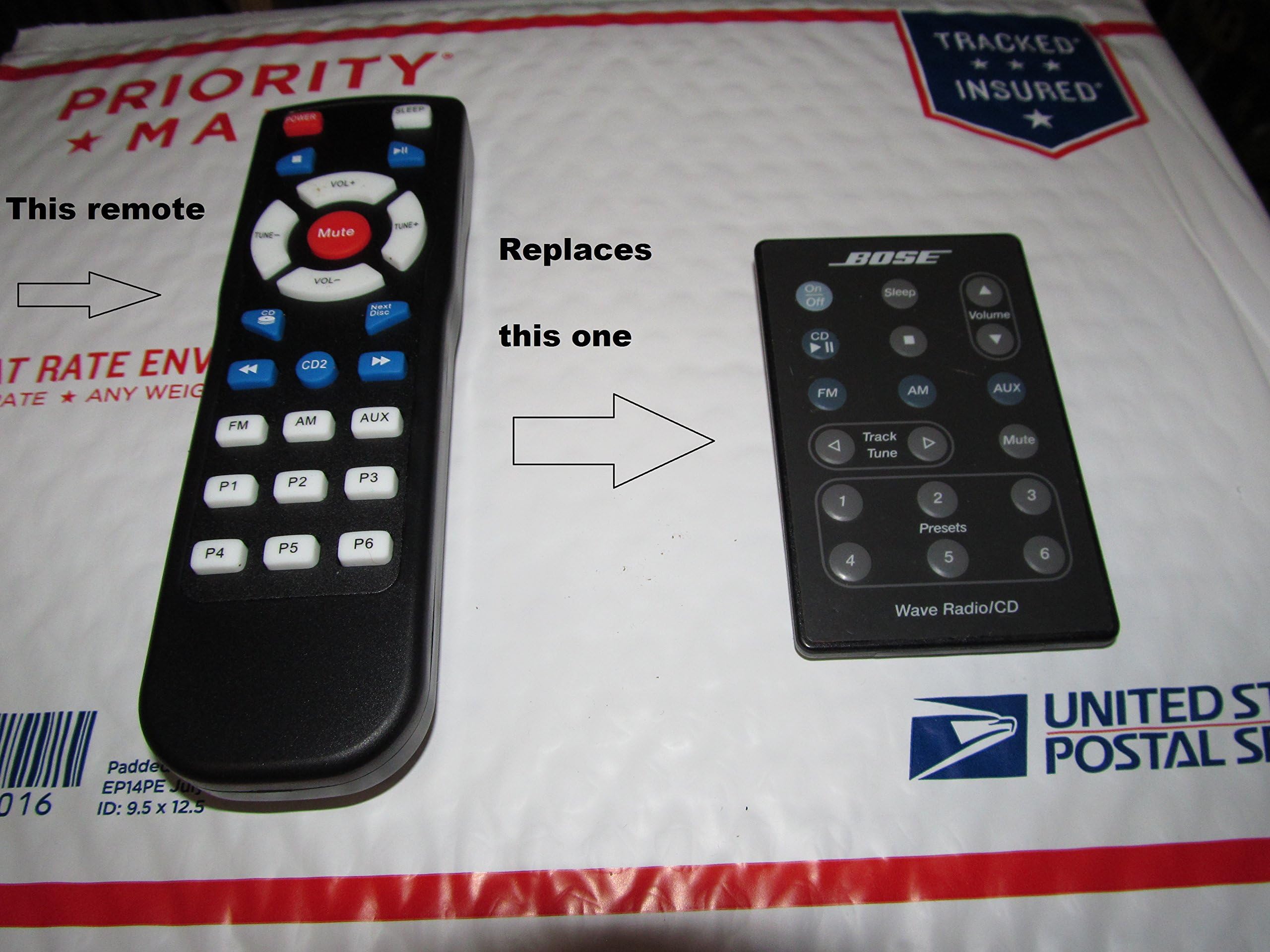 Remote for Bose Wave Radio CD Model # AWRC-1G
