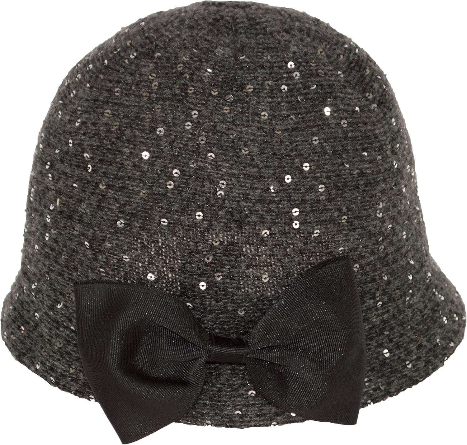 sequin cloche hat