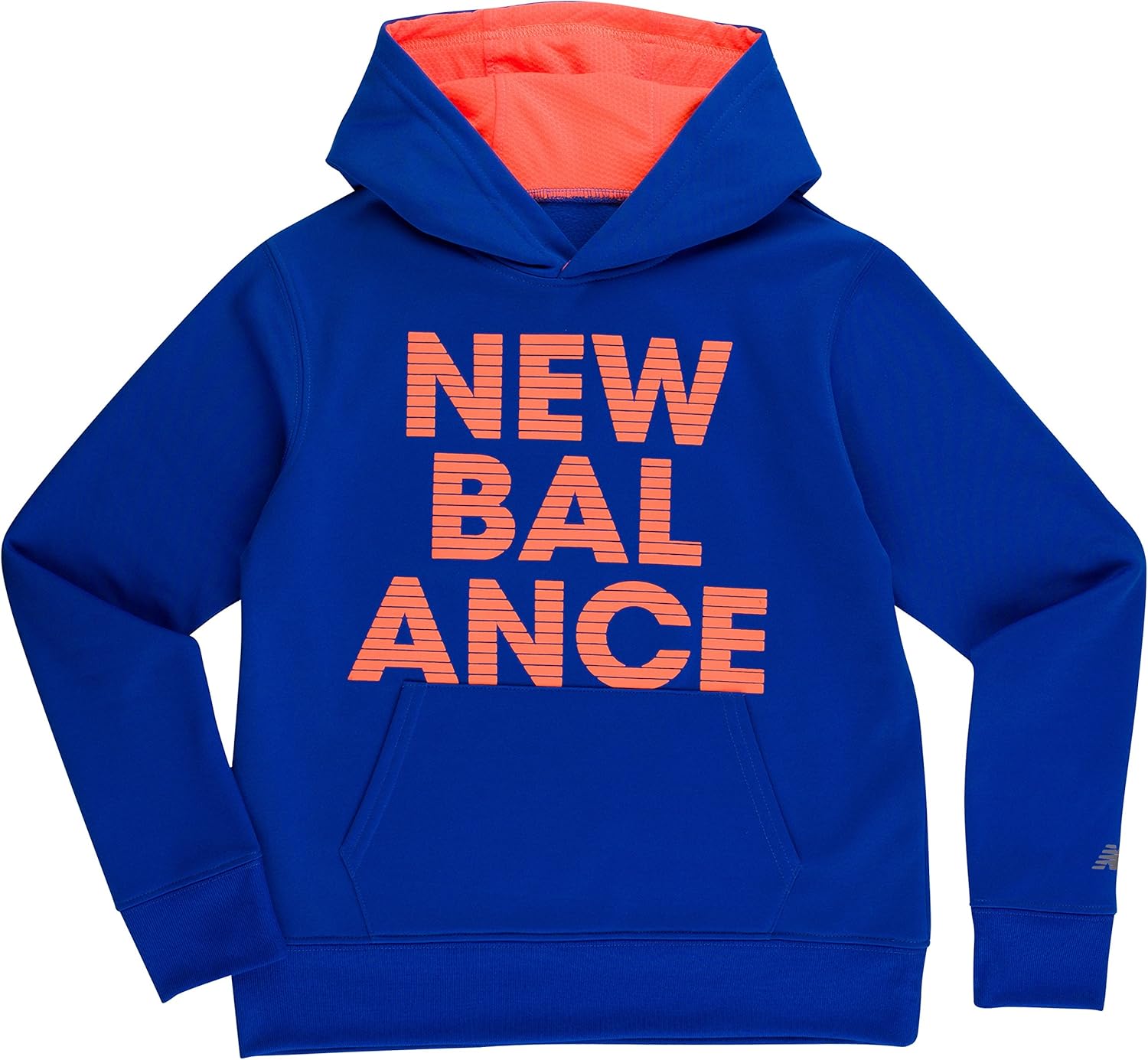 New Balance Boys' Athletic Hoodie Hooded Sweatshirt, Team Royal