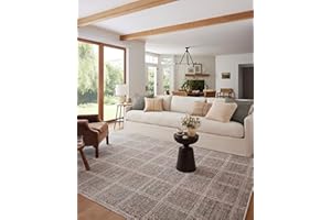 Loloi Angela Rose Ember Collection EMB-10 Fog/Dove 7'-10" x 10' Area Rug