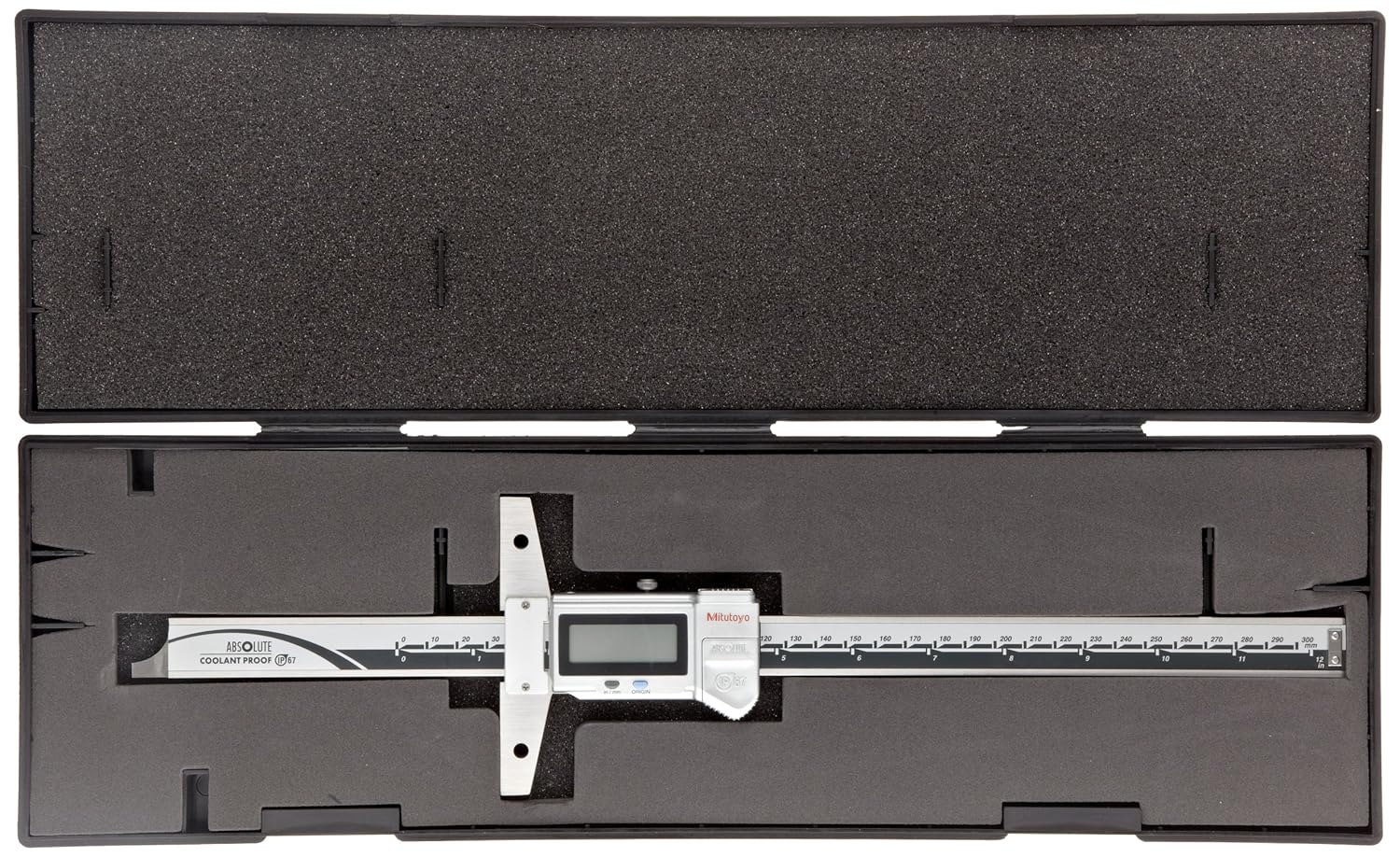 +/0.0025 Accuracy Mitutoyo 57121710 ABSOLUTE Digimatic LCD Depth Gauge 040/01000mm Range 0.