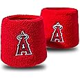 Franklin Sports MLB Team Licensed Baseball Wristbands - MLB Team Logo Sweat Wristbands - Great for Costumes + Uniforms - Pair
