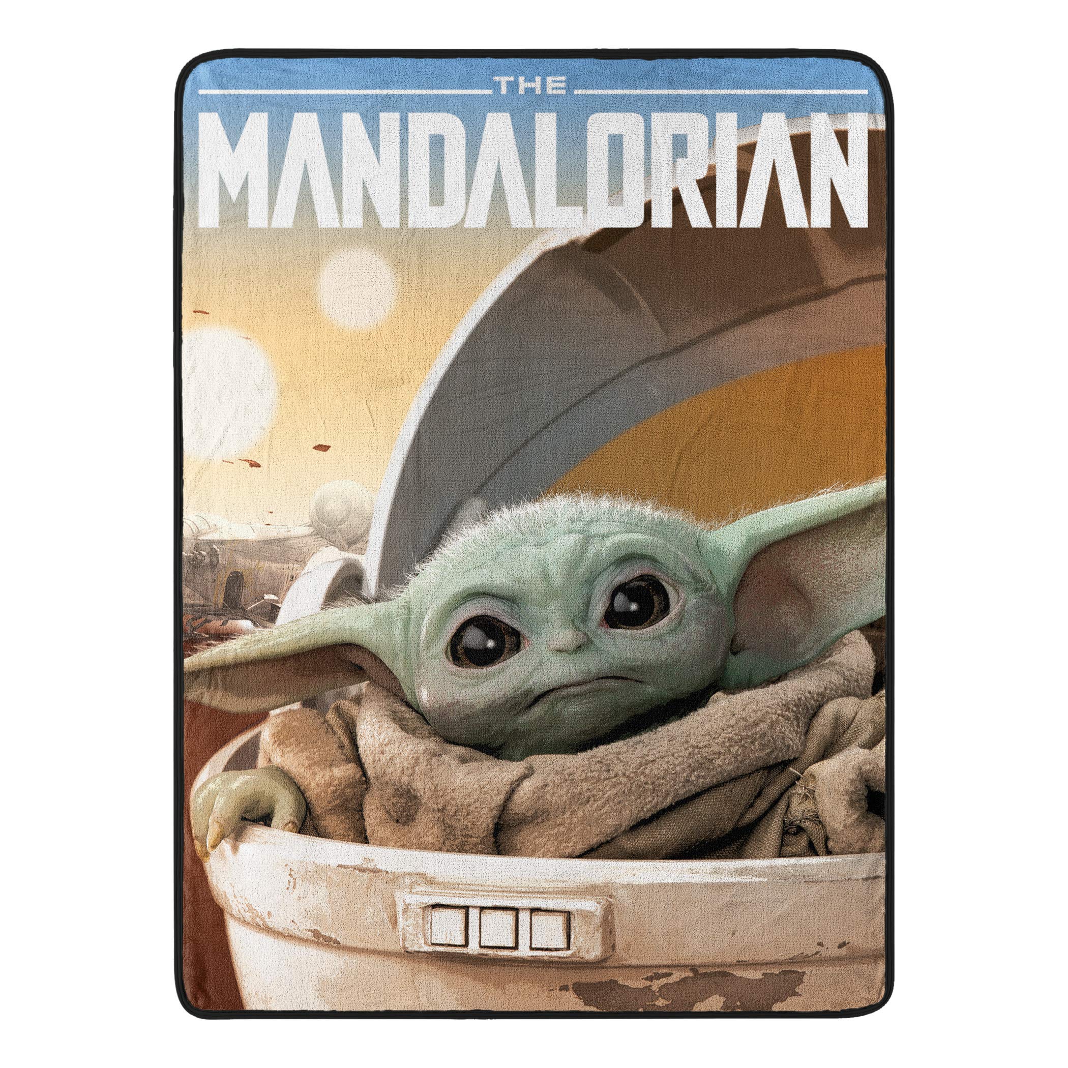 Northwest Star Wars Micro Raschel Throw Blanket, 46" x 60", Child Arrived