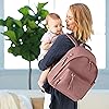 Image 9 - Skip Hop Diaper Bag Backpack: Greenwich Multi-Function Baby Travel Bag with Changing Pad and Stroller Straps, Vegan Leather, Dusty Rose