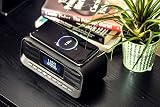 Groov e Zeus DAB FM Clock Radio with Bluetooth, Wireless Charge, 60 Presets view 6
