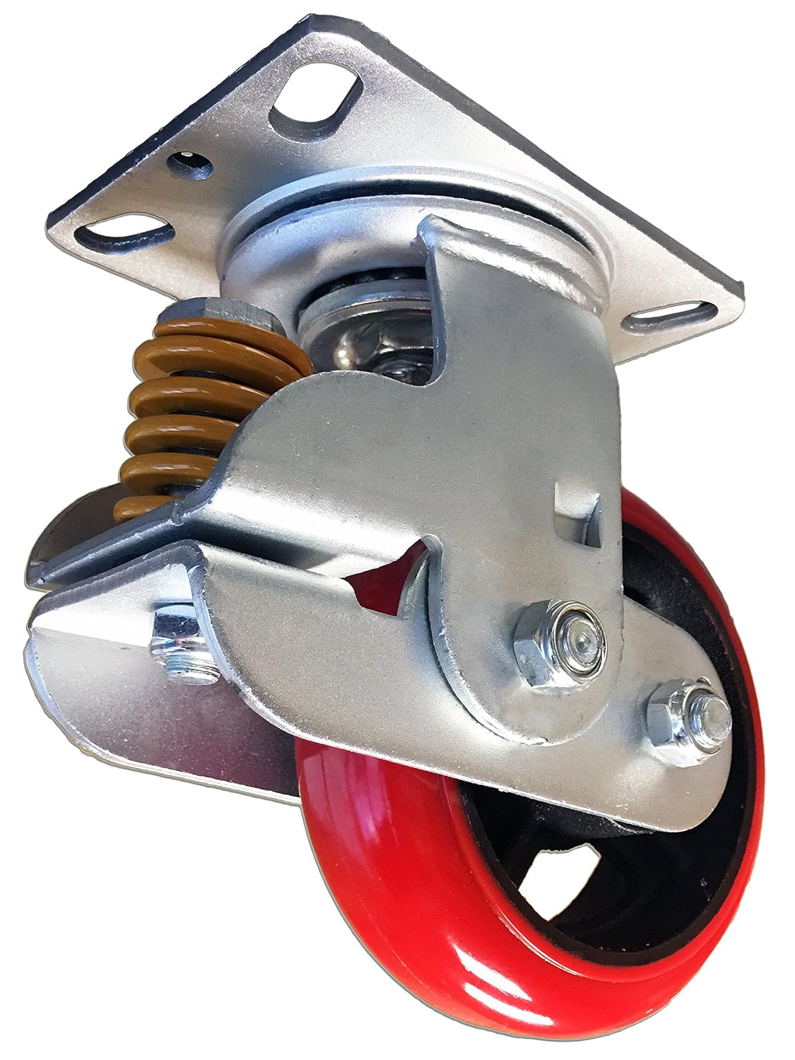 Primavera Cargado rueda giratoria (1 pieza) 6 "x 2" Super Shock