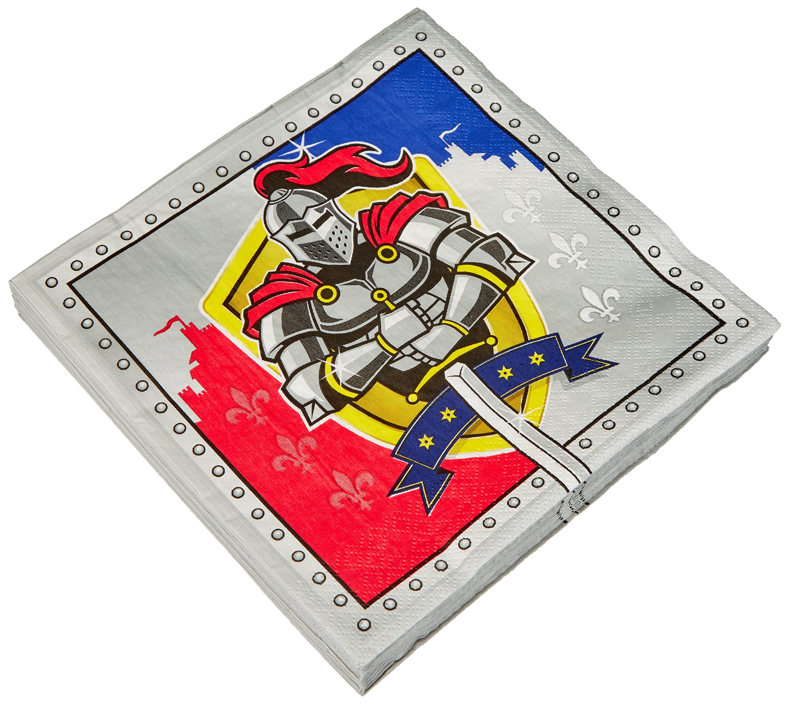 Folat - Knight Reinier Napkins - Multi Color - 33x33 cm - 20 Pieces