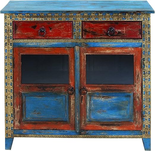 Amazon Com Benzara Duradero Y Larga Duracion Almirah De Madera