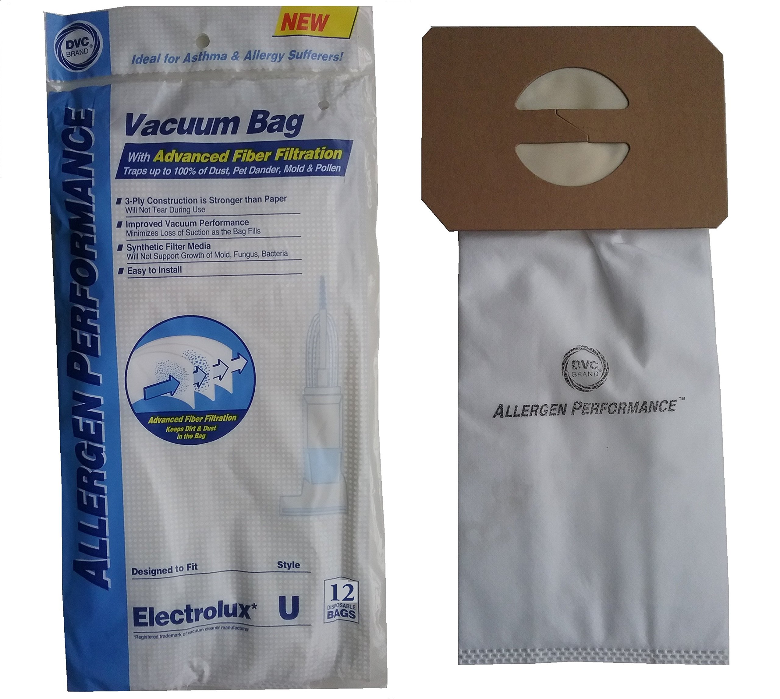 Vacuum Cleaner Bags 12 Bags for Electrolux Proteam Upright Vacuum