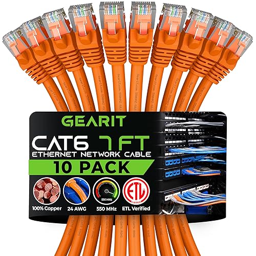 Cavo Rete RJ45 1m Cavo Di Rete Ethernet Cat6 RJ45 Rosso 1m - Comlynx, Per Collegamenti Internet LAN Veloce Porte Internet - Foto 7