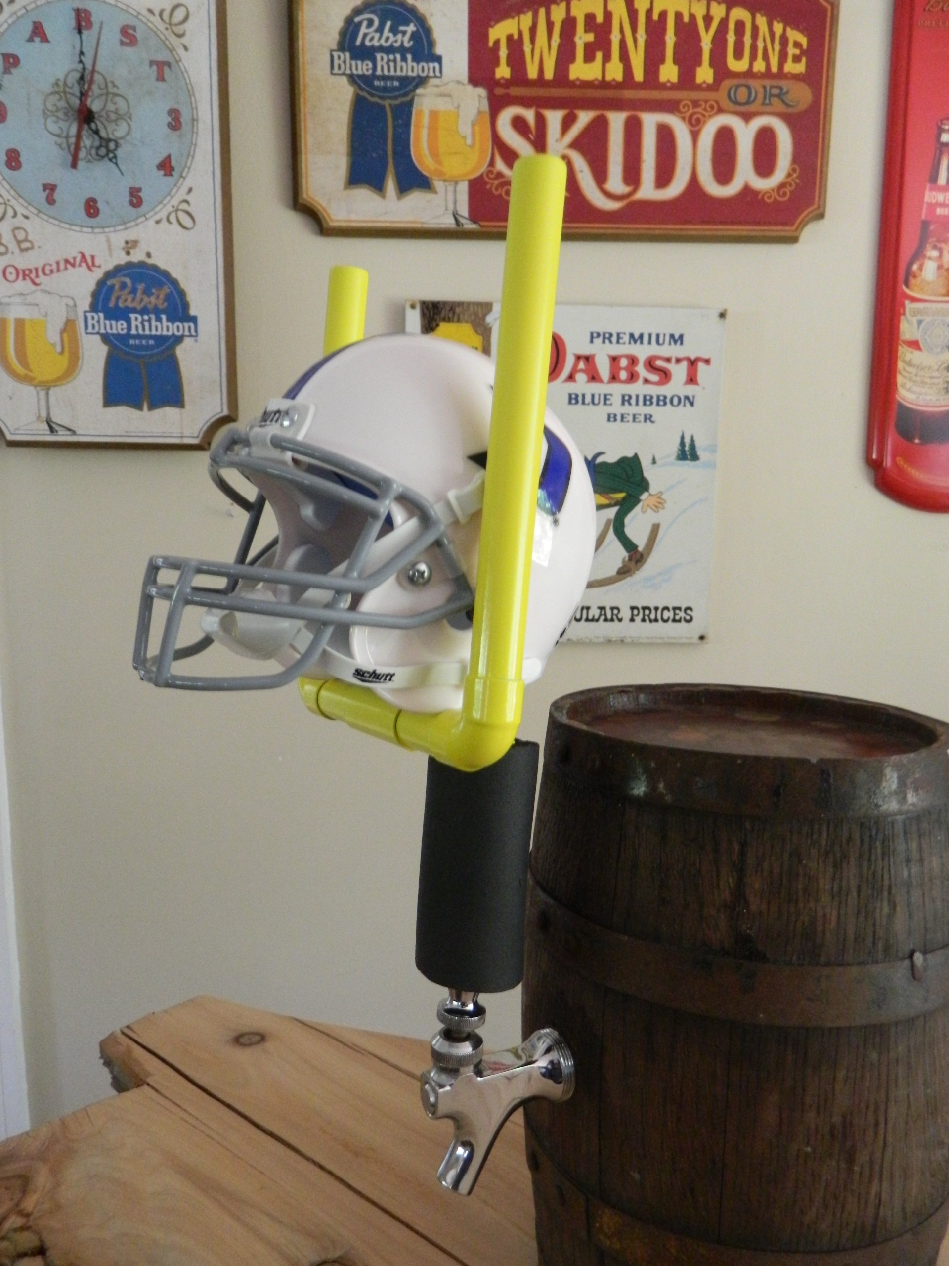 DUKE BLUE DEVILS FOOTBALL BEER TAP HANDLE