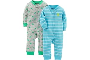 Simple Joys by Carter's baby-boys 2-pack Cotton Footless Sleep and PlayFootie