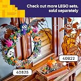 LEGO Jack-O-Lantern Pickup Truck Toy Halloween Kit 40822 Pumpkin Head Farmer view 7