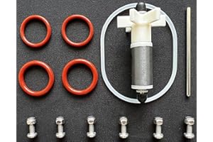 AOSNOM P4071 58113 Hot Tub Water Pump E02 Repair Kit for Coleman SaluSpa Lay-Z-Spa (w/Impeller & Shafts)