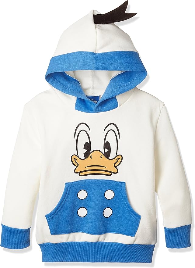 Amazon ディズニー Disney ディズニー ドナルドなりきりパーカー ブルー 100 トレーナー パーカー 通販