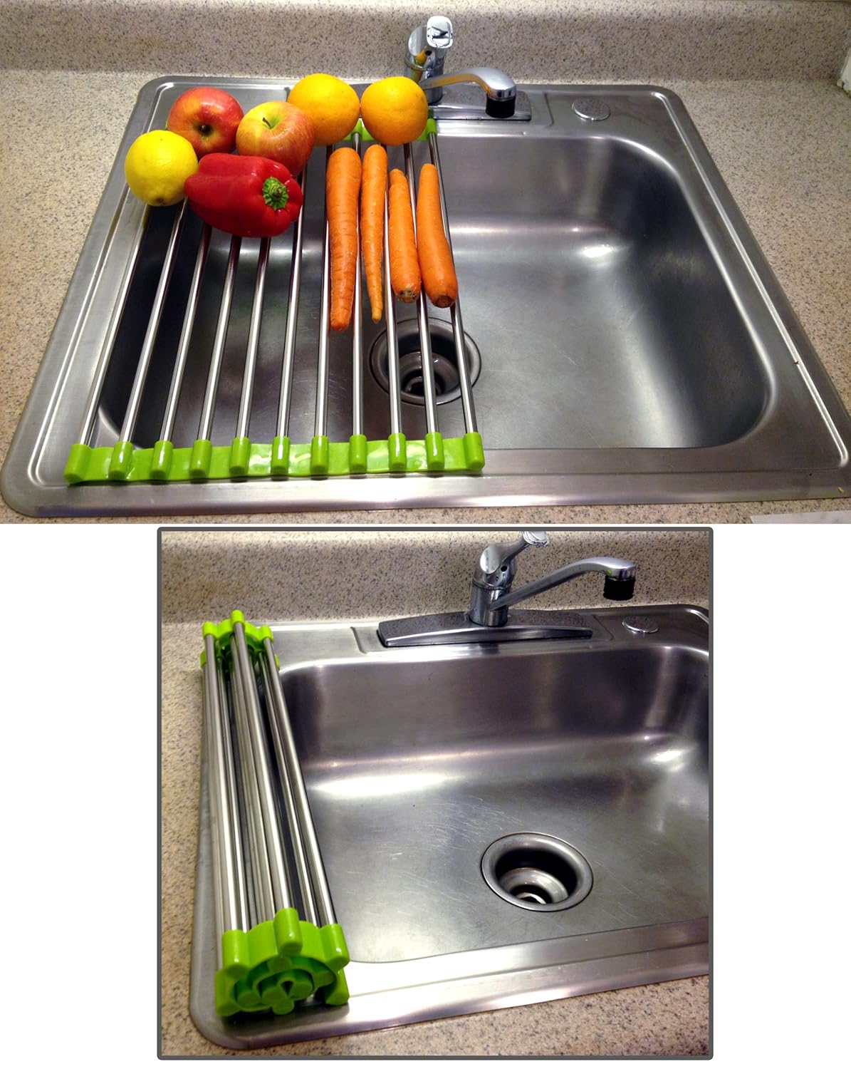 Over The Sink Dish Drainer Rack