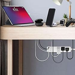 LIDER Outlet Extender with 3 Receptacles, 21W USB