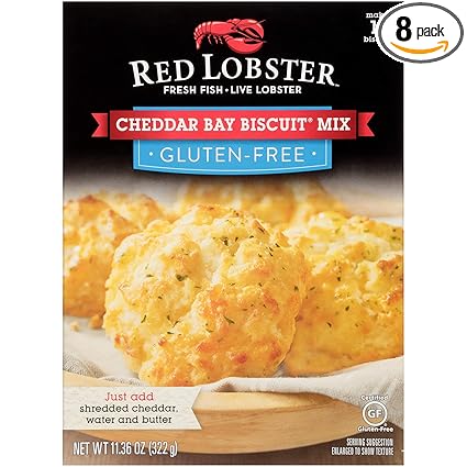 Red Lobster Cheddar Bay Biscuits Mix Gluten Free 11 36 Ounce Boxes Pack Of 8 Amazon Com Grocery Gourmet Food