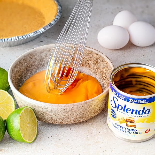 SPLENDA REDUCED CALORIE SWEETENED CONDENSED MILK, NO SUGAR ADDED, 14 OUNCE CAN