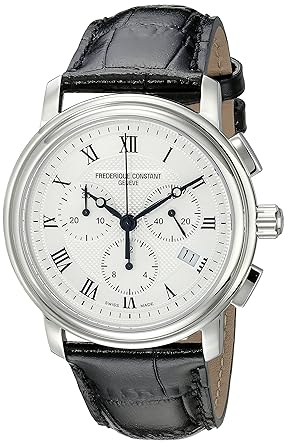 Frederique Constant Analogue Silver Dial Mens Watch - FC-292MC4P6