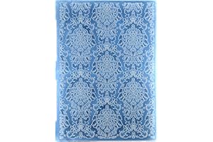 Kwan Crafts A4 Size Leaves Flowers Plastic Embossing Folders for Card Making Scrapbooking and Other Paper Crafts 29.7x21cm