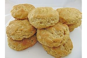 LC FOODS Low Carb Foods Country Biscuits | 100% All Natural Ingredients |Best Fresh Baked |No Sugar Diabetic Friendly | High Protein and Fiber | Artificial Sweetener Free | Tastes Great (6 Pack)