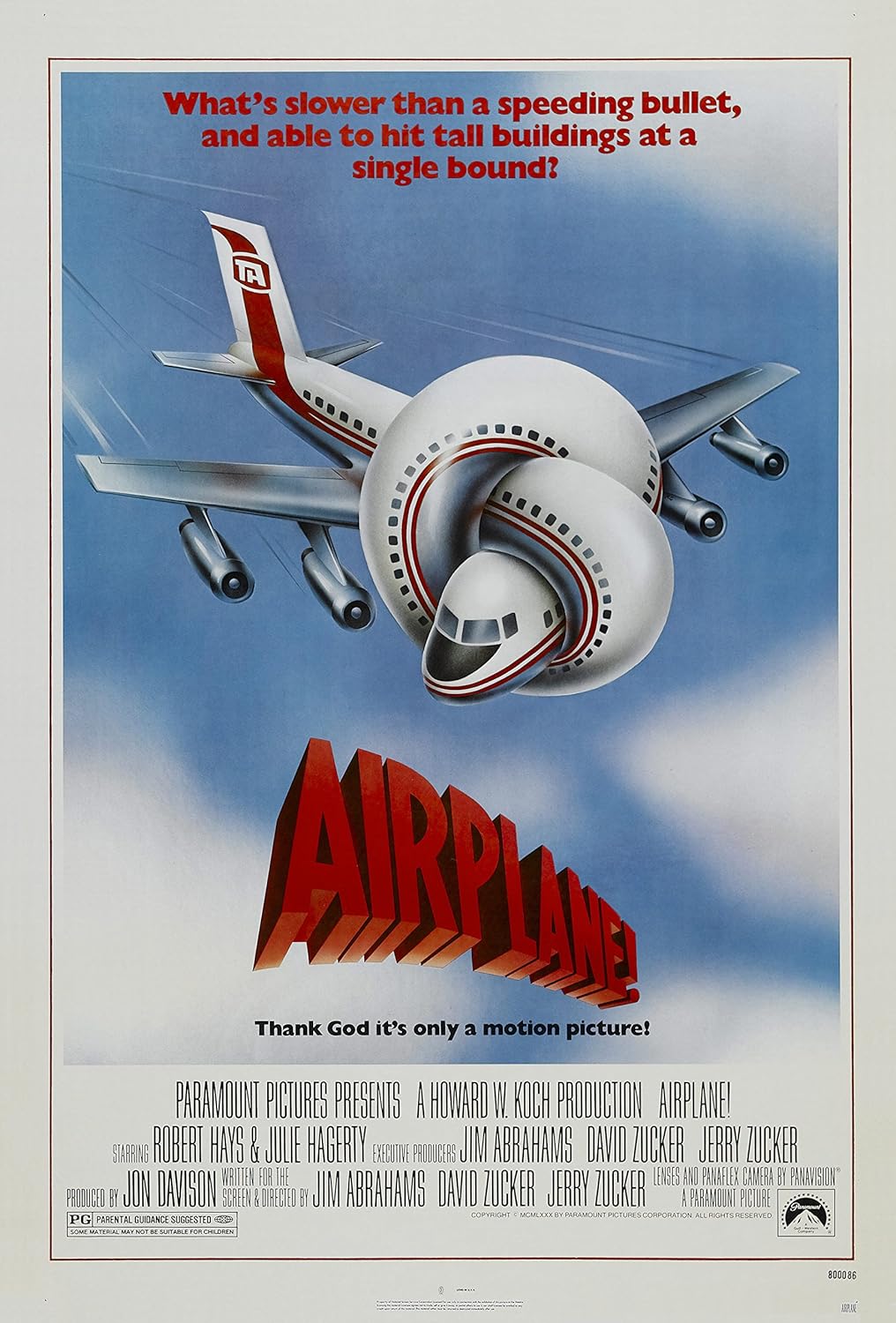 Airplane! (1980) Movie Poster 24"x36"