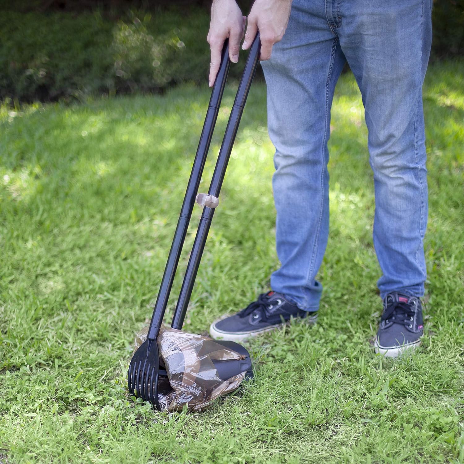 Petmate 70067 Arm & Hammer Swivel Bin & Rake Pooper Scooper, Scented Bags included, One Size, Black/Penny : Litter Scoops : Pet Supplies