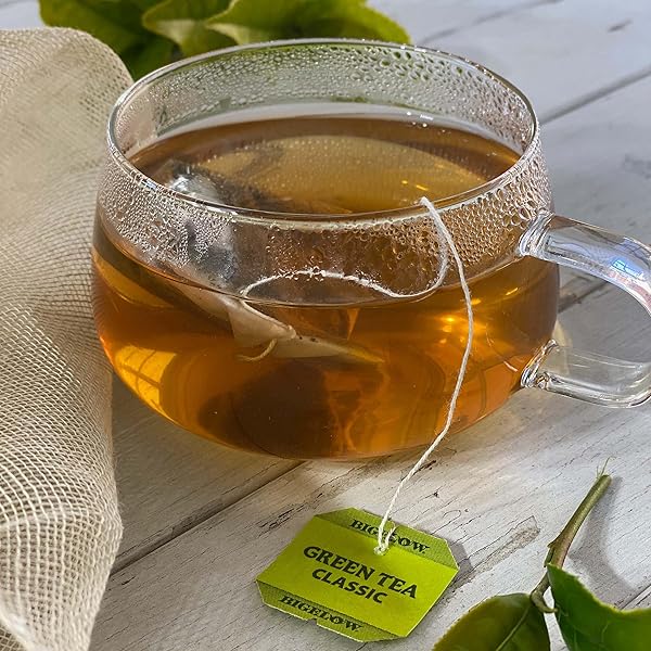 BIGELOW TEA CLASSIC GREEN TEA, CAFFEINATED TEA, 20 TOTAL TEA BAGS (PACK OF 1)
