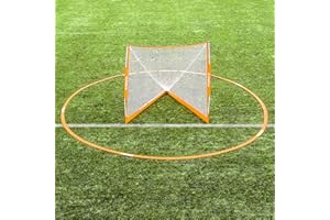 FORZA Portable Lacrosse Crease - Two Sizes [3m & 6m] | Men's & Women's Regulation Size Lacrosse Crease | Official Size Portab
