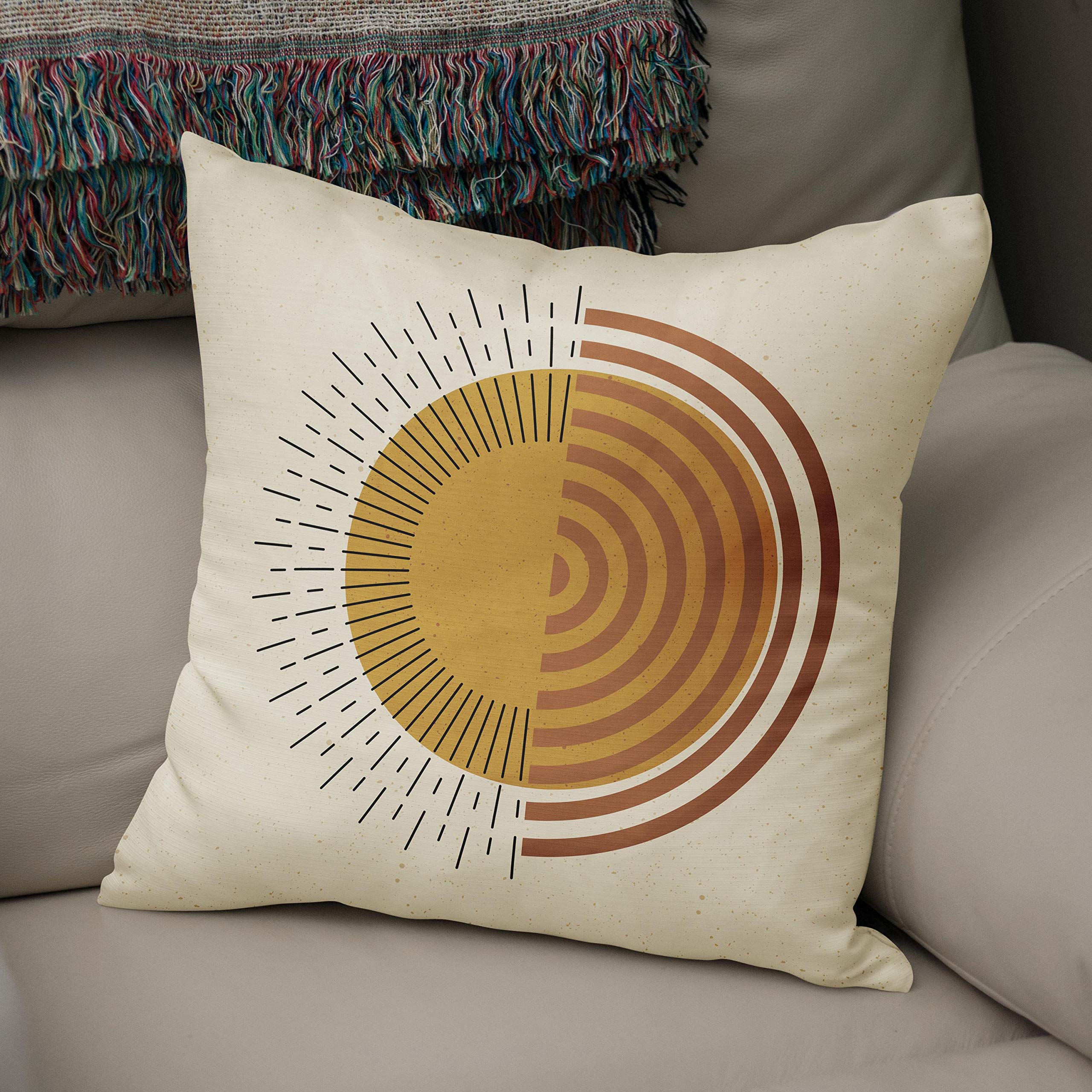 Bonamaison, Decorative Cushion Cover - 50% Cotton 50% Polyester - 43x43cm - Designed and Manufactured in Turkey