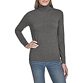 Tommy Hilfiger Womens Cotton Lightweight Turtleneck Sweater