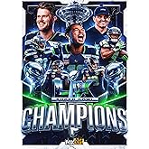 WHZKCYH 2026 American Football Champions Poster For Fans Kids room Bedroom wall Decor-Rugby Jaxon Smith-Njigba Posters Canvas Prints Picture For Teen Boy girls Gifts