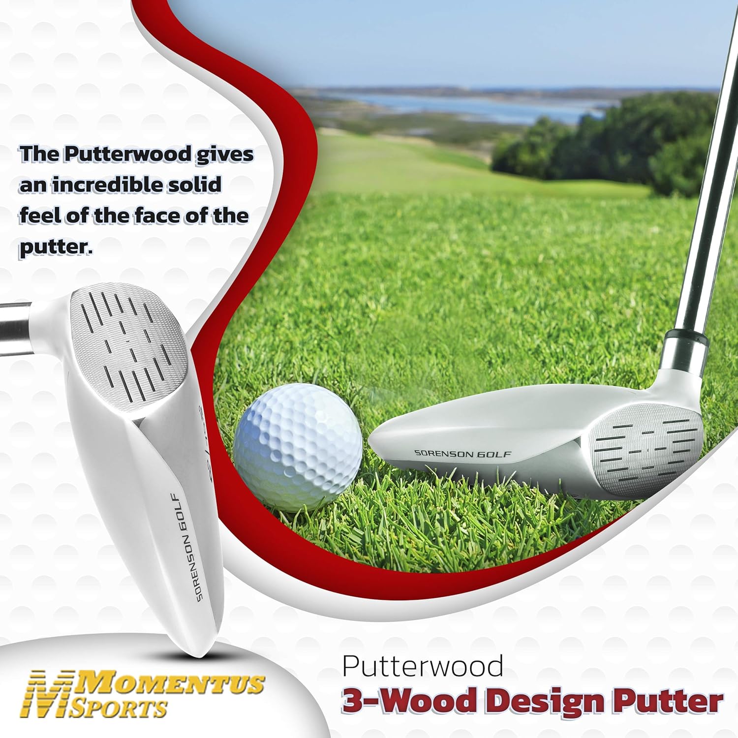 Sorenson 3-Wood Putterwood 35" Right Hand : Golf Putters : Sports & Outdoors