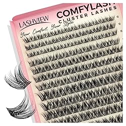 LASHVIEW Cluster Lashes 182pcs COMFYLASH D Curl