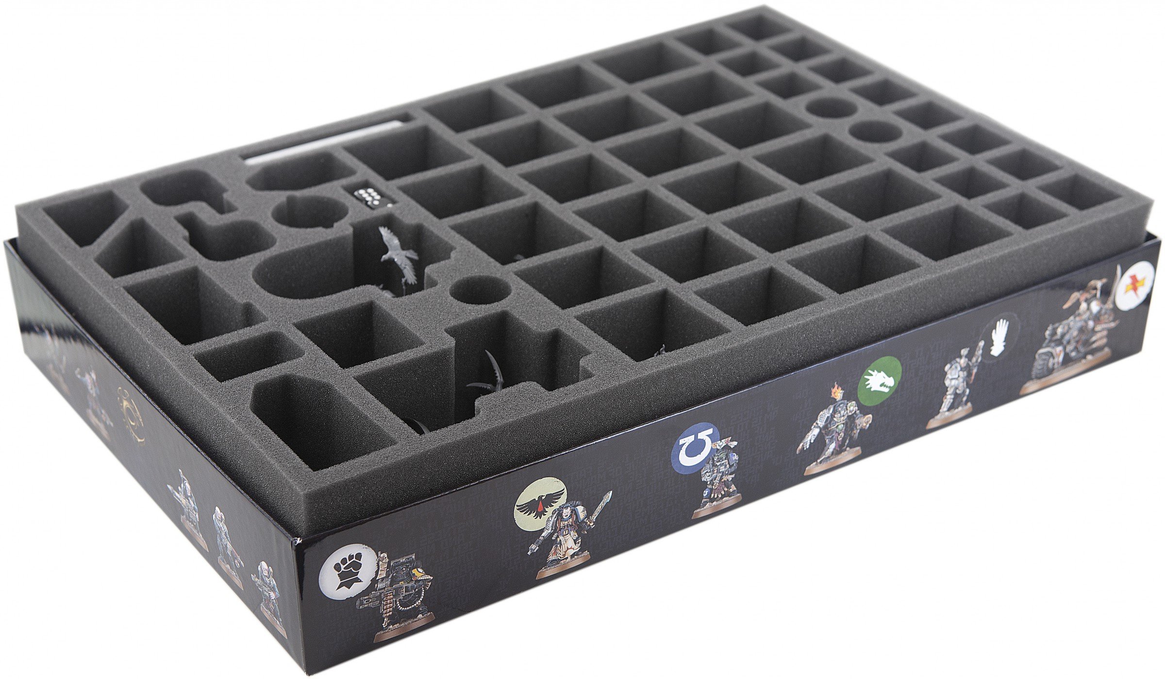 Feldherr Foam tray value set compatible with Deathwatch Overkill board game box