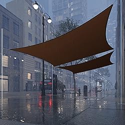 Royal Shade 4' x 16' Brown Rectangle Waterproof Sun