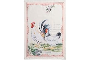 Maison d' Hermine Kitchen Towels Set of 2 100% Cotton 27.50" x 20" Reusable Cloth Tea Dish Towels Absorbent with Hanging Loop