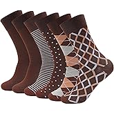 Forony Mens Lightweight Dress Socks Combed Cotton Quick Dry Anti Odor Size 8-13 Dress Socks for Men