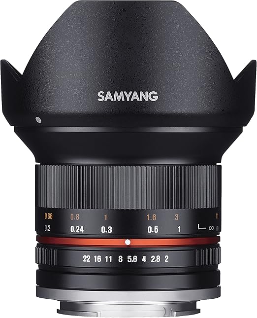 Amazon Com Samyang Sy12m E Bk 12mm F2 0 Ultra Wide Angle Lens For Sony E Cameras Black Camera Photo