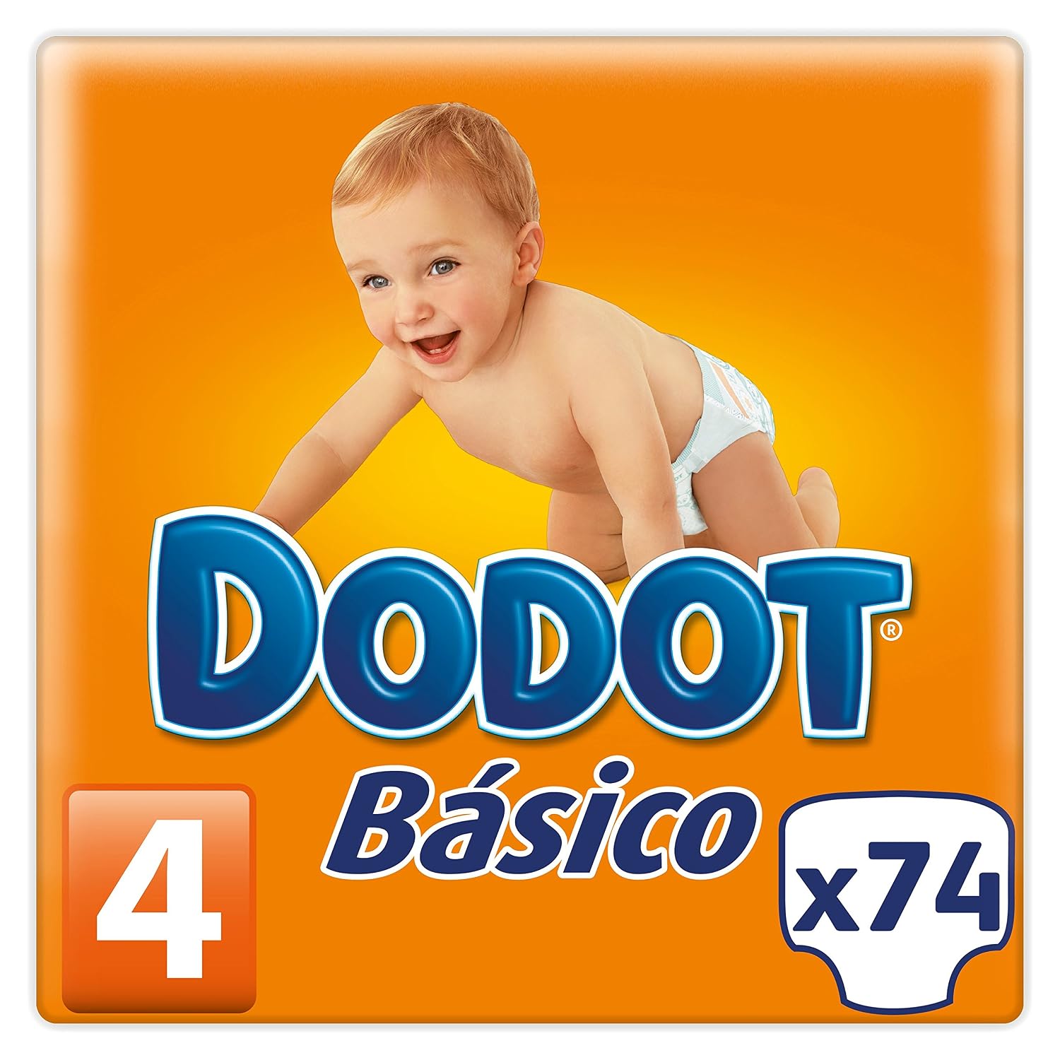 74 pañales Dodot Básico talla 4