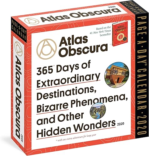 Download Atlas Obscura 2020 Calendar: 365 Days of Extraordinary Destinations, Bizarre Phenomena, and Other Hidden Wonders PDF